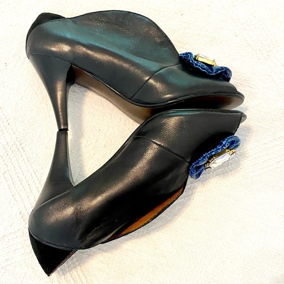 Poetic License A Girls Dream Black Bootie Heels Womens US8.5 EU39.5 - Picture 14 of 16